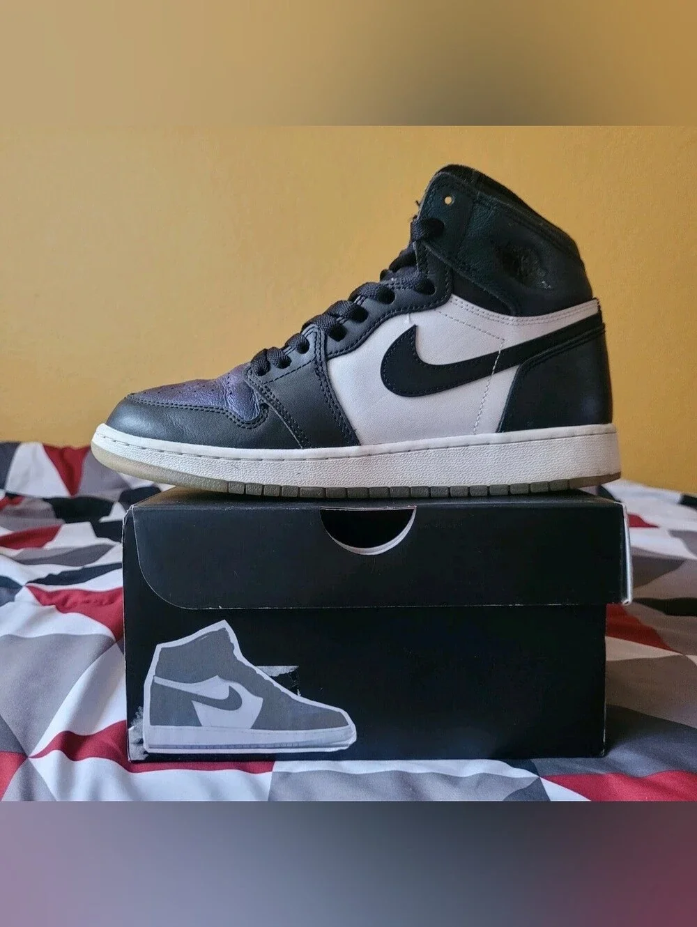 Air Jordan Retro 1 All Star Chameleon Mens Size 6.5 White green Basketball Shoes